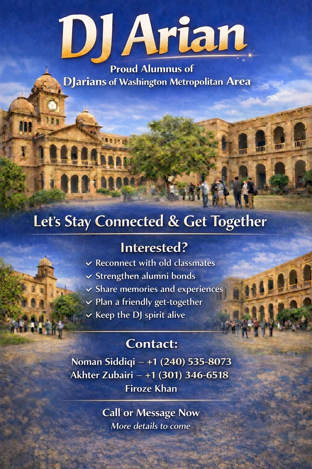 DJ Arian – DJarians of Washington Metropolitan Area flyer